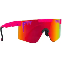 Pit Viper, Unisex, Sportbrille, Radical (Pink, Mehrfarbig, Transparent), Mehrfarbig, Pink, Transparent, Rot