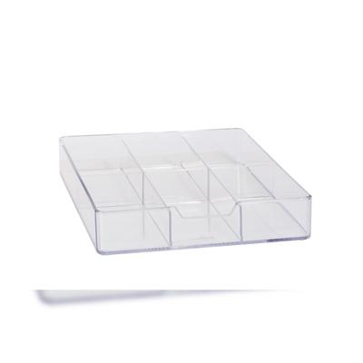 Esmeyer 1 x COFFEEPOINT Schubladeneinsatz CADDY von Durable. Aus transparentem Acryl für Besteck und Zubehör. Passt in die Schublade des "Coffeepoint".