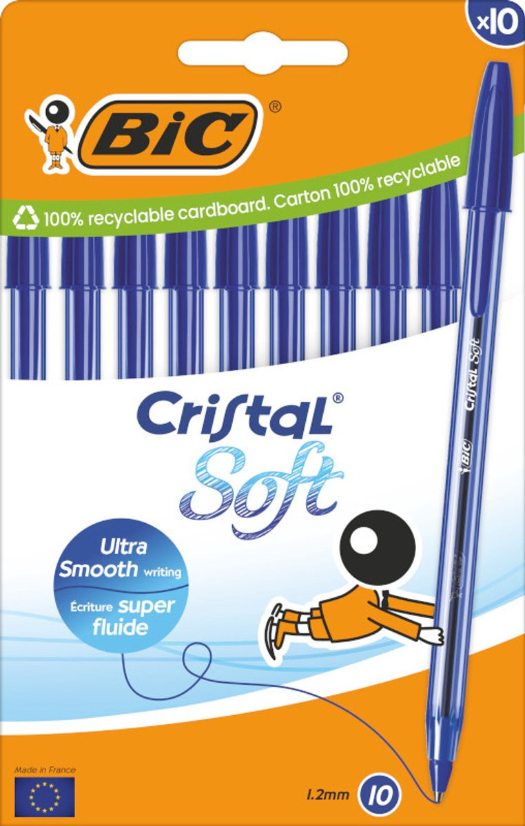 BIC Stick balpen Blauw 10 stuks