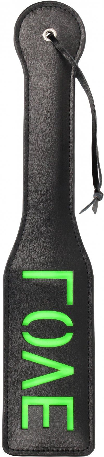 Ouch! Glow in the Dark 'Love'' Paddle - Glow in the Dark