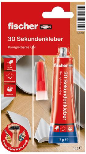 Fischer Sekundenkleber 545868 15g