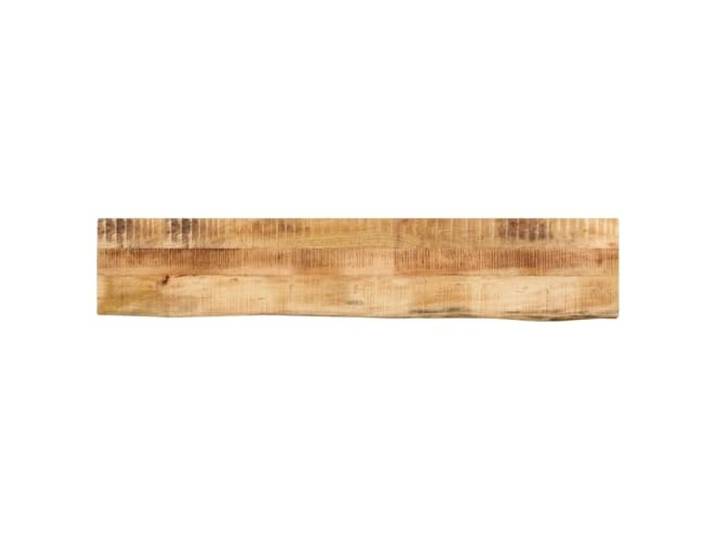 KGFHERENB Tischplatte Massivholz Mangoholz mit Baumkante 180x20x2,5 cm Rustikales Wandboard aus echtem Holz für Wohnzimmer oder Küche, vielseitig kombinierbar mit eigenen Untergestellen.