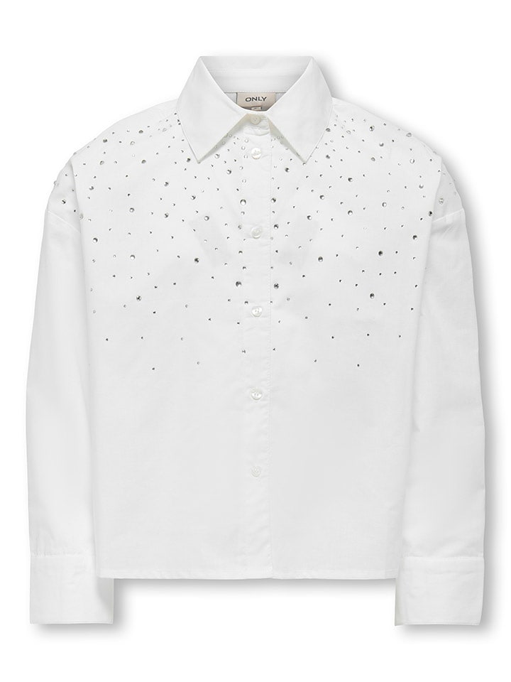 KIDS ONLY Bluse "Linah" in Weiß - 164