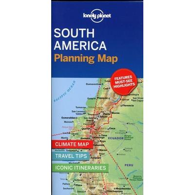 South America Planning Map, Karte von , Lonely Planet, 978-1-78868-606-8