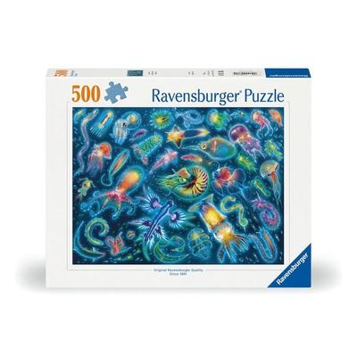 Erwachsenenpuzzle 500 Teile - Farbenfrohe Quallen