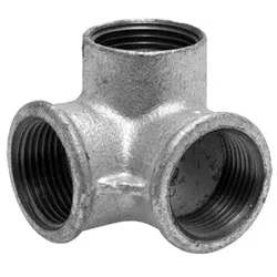 Temperguss Fitting verzinkt Winkelverteiler (i/i/i) 1" - Nr. 221