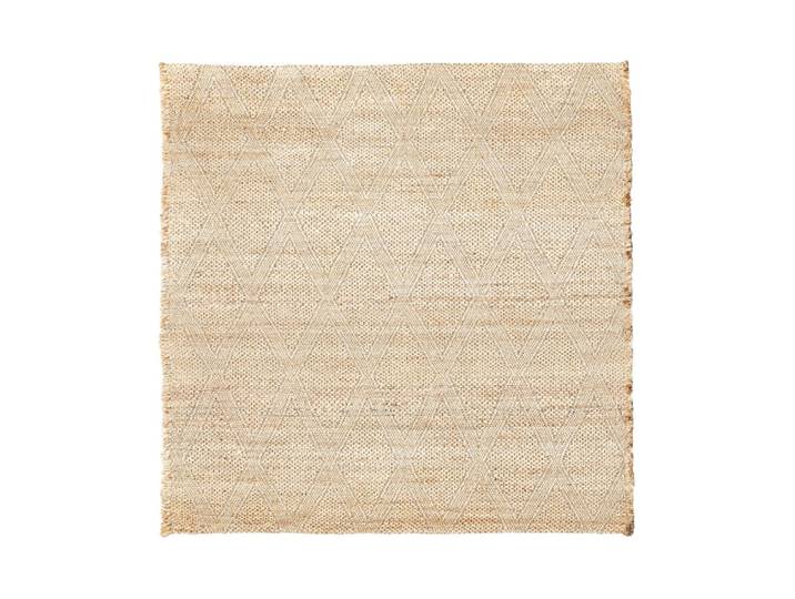 Tapis en fibres naturelles beige 180x180 cm