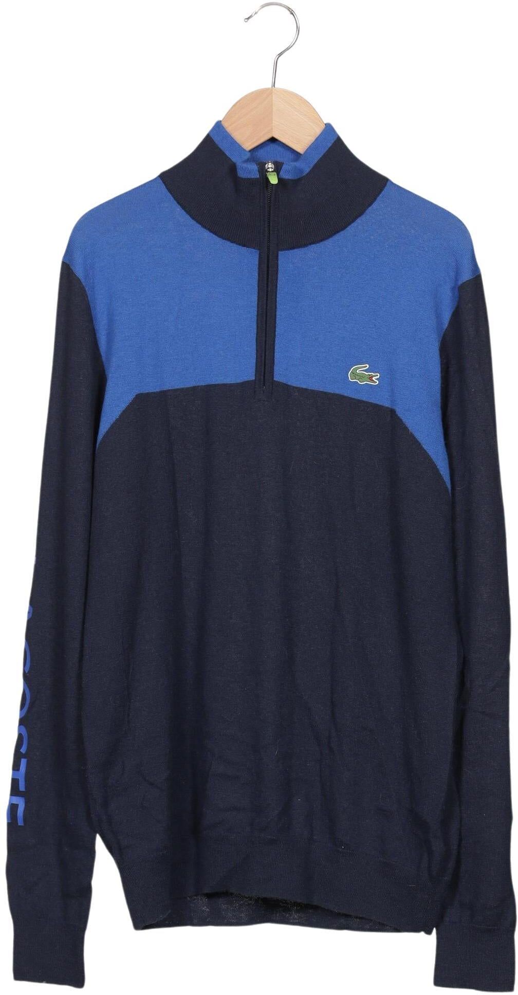 Lacoste Sport Herren Pullover, Marineblau, Gr. M, Synthetik / Wolle - Second Hand