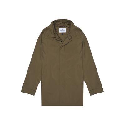 Parka AQUASCUTUM ACTIVE "RLG PACKABLE TRENCHCOAT Herren", Herren, Gr. S, braun (army grün), Softshell, 100% Polyester, normal normal, Jacken Parka, Regenmantel Herren, leichte Jacke, Übergangsjacke, Outdoor, Sale