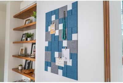 Felt Right Ocean Reef Mini   Sound Dampening Pinnable Tiles