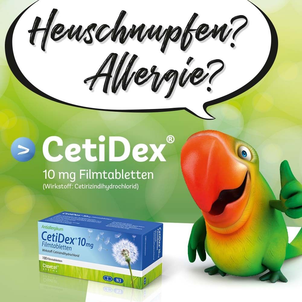 Cetidex 10 mg Filmtabletten 50 St