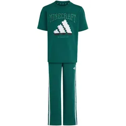 adidas Minecraft Set (T-Shirt + Shorts) Kinder KS9035 - collegiate green 92