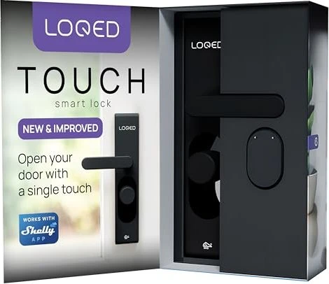 Shelly Smart Lock Loqed Touch, schwarz
