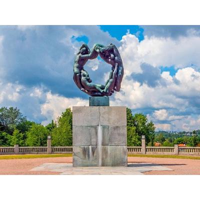 CALVENDO Puzzle Das Rad des Lebens - eine Bronzeskulptur im Frognerpark | 1000 Teile Lege-Größe 64x48cm Foto-Puzzle für glückliche Stunden, Sonstige