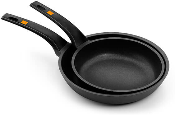 BRA Cookware BRA Efficient Set of 2 20cm & 24cm Frying Pans