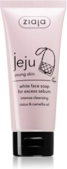 Ziaja Jeju Young Skin Sabonete de limpeza suave para rosto 75 ml. Jeju Young Skin