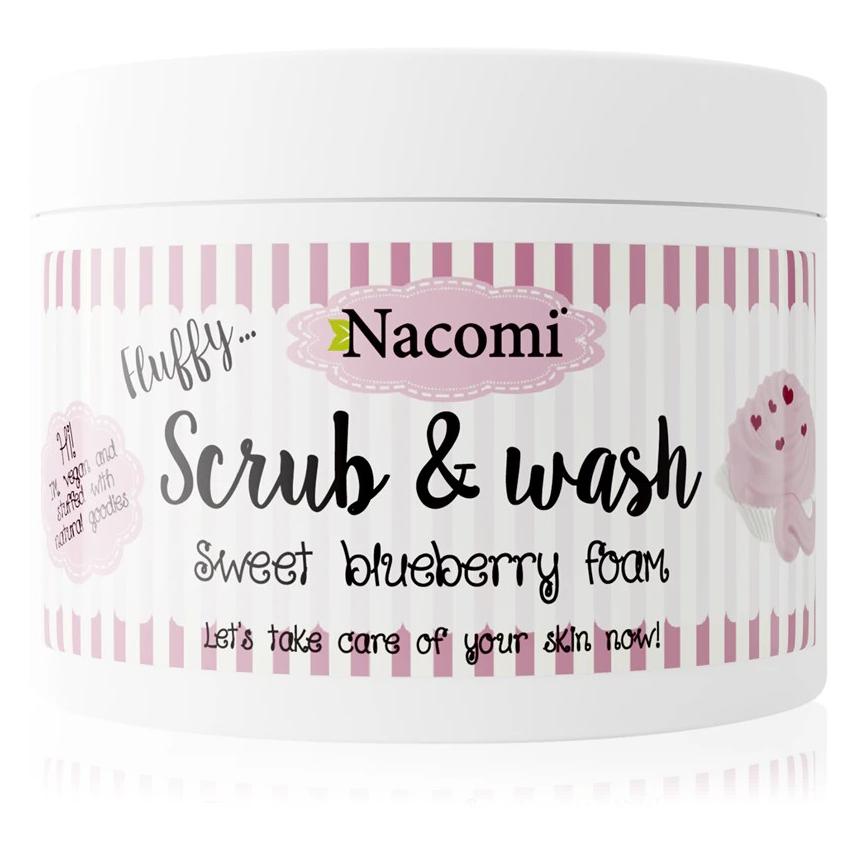 Nacomi Scrub & Wash Foam Scrub To Body Sweetueberry 180Ml (180 ml) (5902539703542)