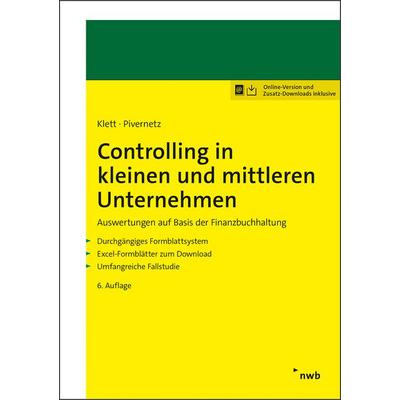 Controlling in kleinen und mittleren Unternehmen, Set von Christian Klett,Michael Pivernetz, NWB Verlag, 978-3-482-47096-7