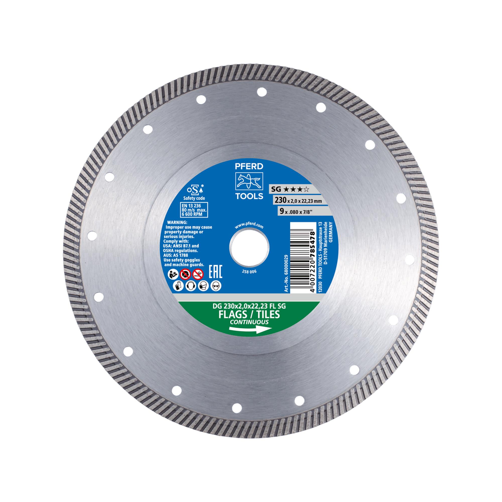 PFERD Diamond tools for construction industry DG 300x2,4x25,4 FL SG (68000034)