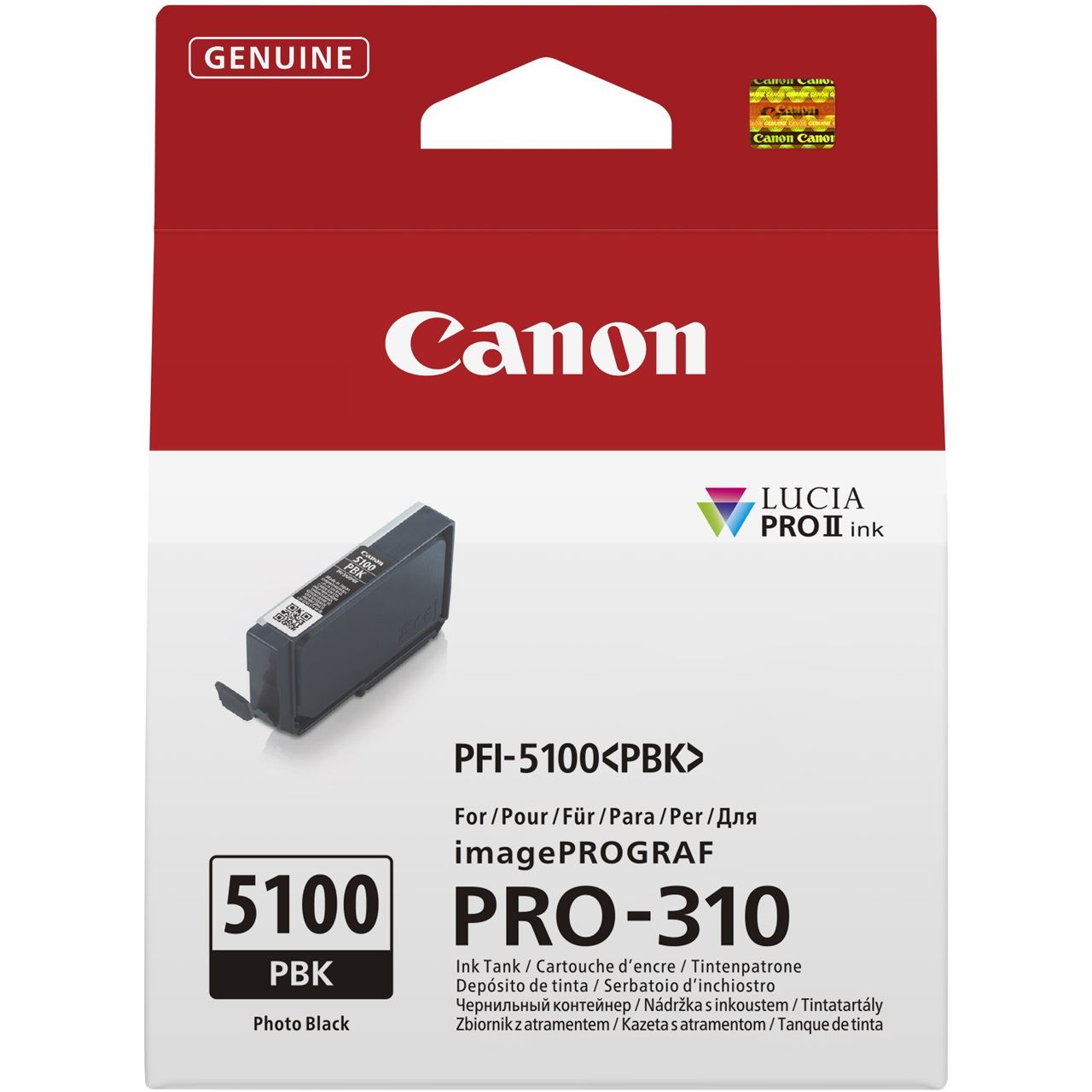 Canon INK PFI-5100 PBK EUR PHOTO BLACK INK TANK