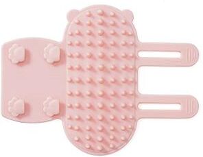 Discount Dollar Deals Self Cleaning Pet Cat Hair Removal Massage Comb Corner Scratcher For Cats Kittens pink