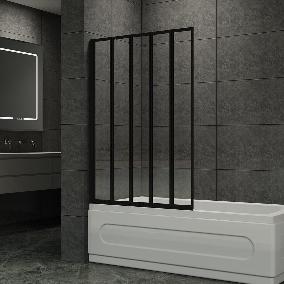 Metro 140mm - 120mm W x 140mm H Framed Fixed Glass Panel with Clear Glass Silver 140mm H