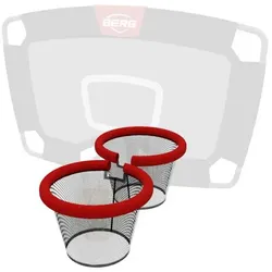 BERG Netze und Schaumstoff-Schutzhüllen für TwinHoop Basketballkorb, rot