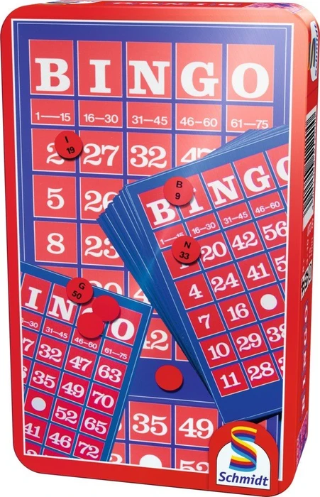 Schmidt MBS Bingo in Metalldose Geschicklichkeitsspiel