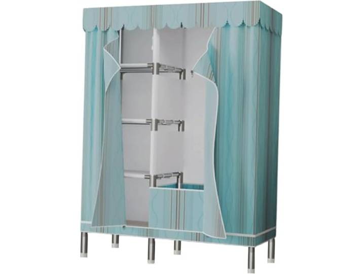 LoiYtrd Kleiderschrank aus Oxford-Stoff, abnehmbar, tragbar(B,102cm)