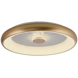 Deckenlampe Deckenleuchte Schlafzimmerlampe messing Dimmer Fernbedienung LED