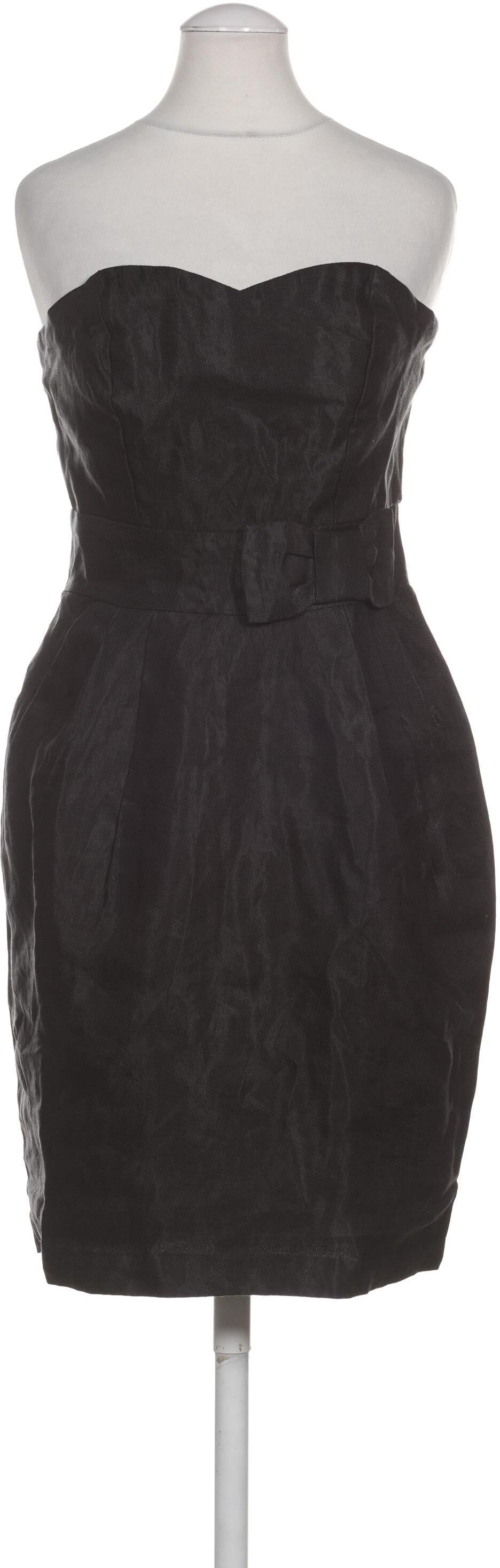 Atmosphere Damen Kleid, Schwarz, Gr. EU 34, Leinen / Synthetik / Viskose - Second Hand