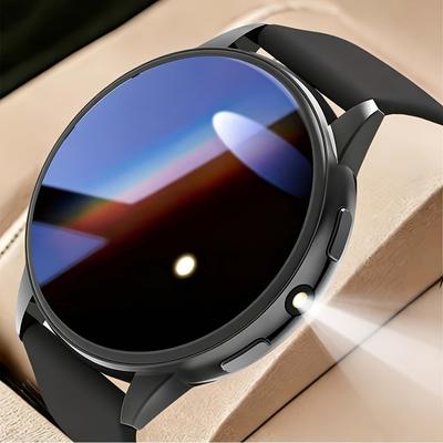 Fusion Finds Bluetooth Calling Smartwatch With HD Touchscreen, Round Dial & Multi Sports Fitness Tracking black