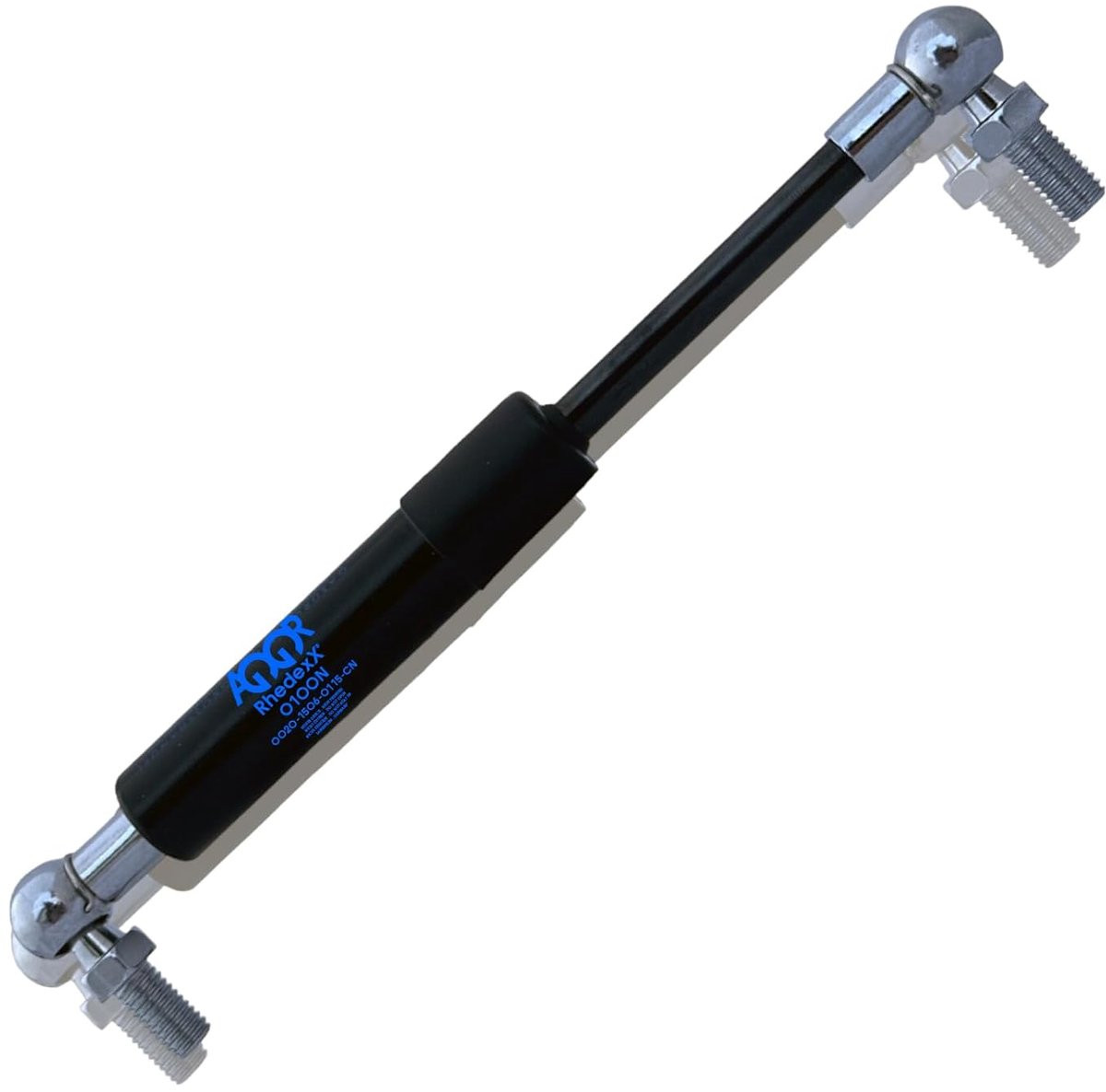 Gasveer Vervanging voor Meubels - Lift Ondersteuning - 115mm Lengte - 100N - Zwart Zilvergrijs