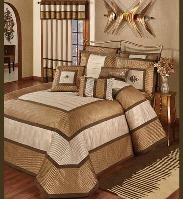 Touch of Class Delta Grande Bedspread Bronze, California King, Bronze