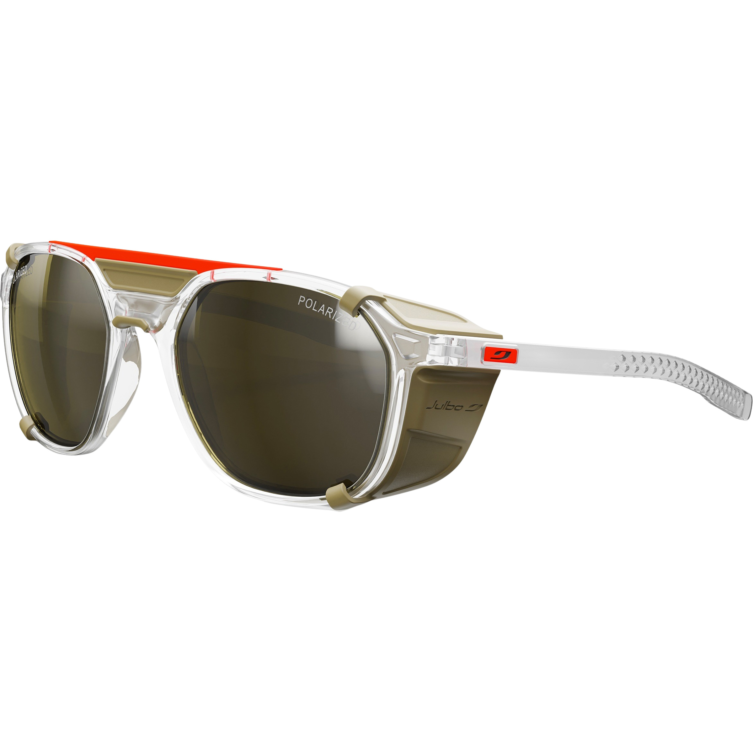Julbo Slack Cover Spectron 3 Polarized Gletscherbrille Gletscherbrillen beige Größe L Lifestyle | Bergsteigen