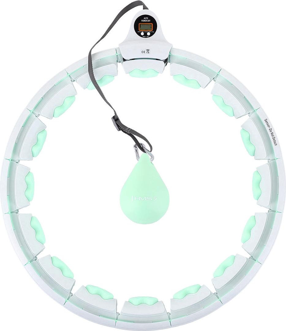 Northix Hula Hoop met ingebouwde teller, groen