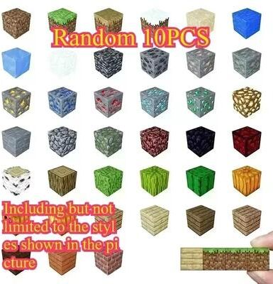 Uplift Essentials Magnetic Building Blocks Creative STEM Toy Set For Kids 10pcs + 1 Doll