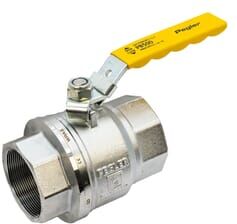 Pegler PB500 2.1/2 Gas Ball Valve Full Bore BSP – Yellow Lever