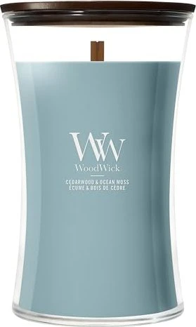 WOODWICK Cedarwood & Ocean Moss 610 g