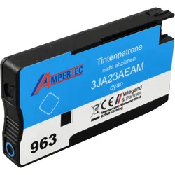 Kompatible Tinte ersetzt HP 3JA23AE 963 cyan