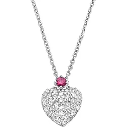 Viventy 789258 Damen-Halsschmuck Silber 925 Herz Zirkonia