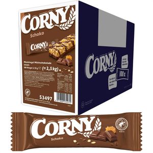 Corny Müsliriegel Schoko, je 25 g, 100 Riegel