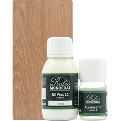 Rubio Monocoat Set Oil Plus 2C White 130ml (A+B) - 130ml [5m2]