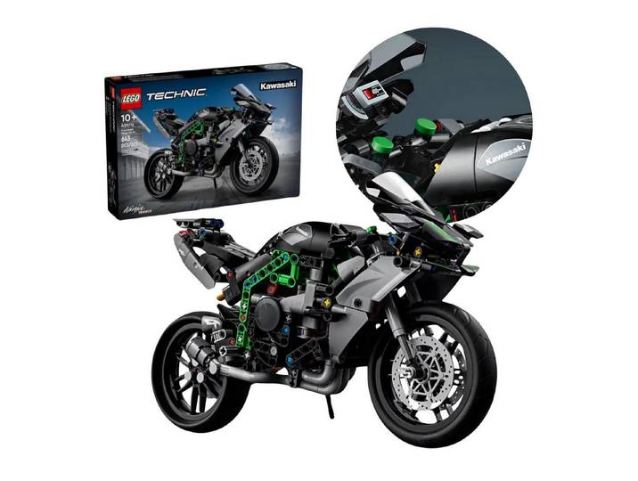 Sarcia.eu LEGO Technic Motorrad Kawasaki Ninja H2R 42170 Einheitsgröße Konstruktionsspielsteine