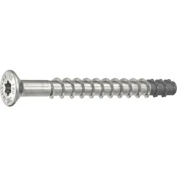 HECO MULTI-MONTI-plus F - Edelstahl A4 - 7,5x55 - Senkkopf - TX 30