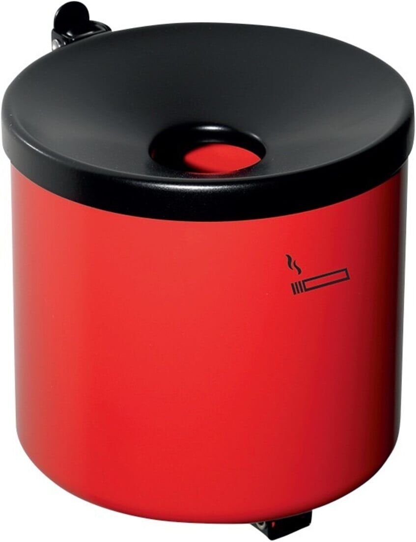 Wandascher Ø150xH145mm rot m.Kippvorrichtung TKG (350001)