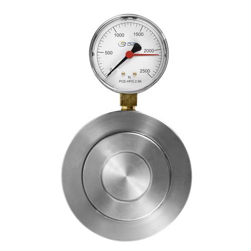 PCE Instruments PCE-HFG 25K Hydraulische Kraftmessdose mit Befestigungsbohrungen|27mm große Ringöffnung|rostfr. Stahl