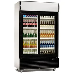 GGG Flaschenkühlschrank, 1200 x 730 x 2135 mm, 2 Schiebetüren,