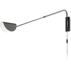Wandleuchte Mollis Schwarz max. 28 Watt Wandlampe