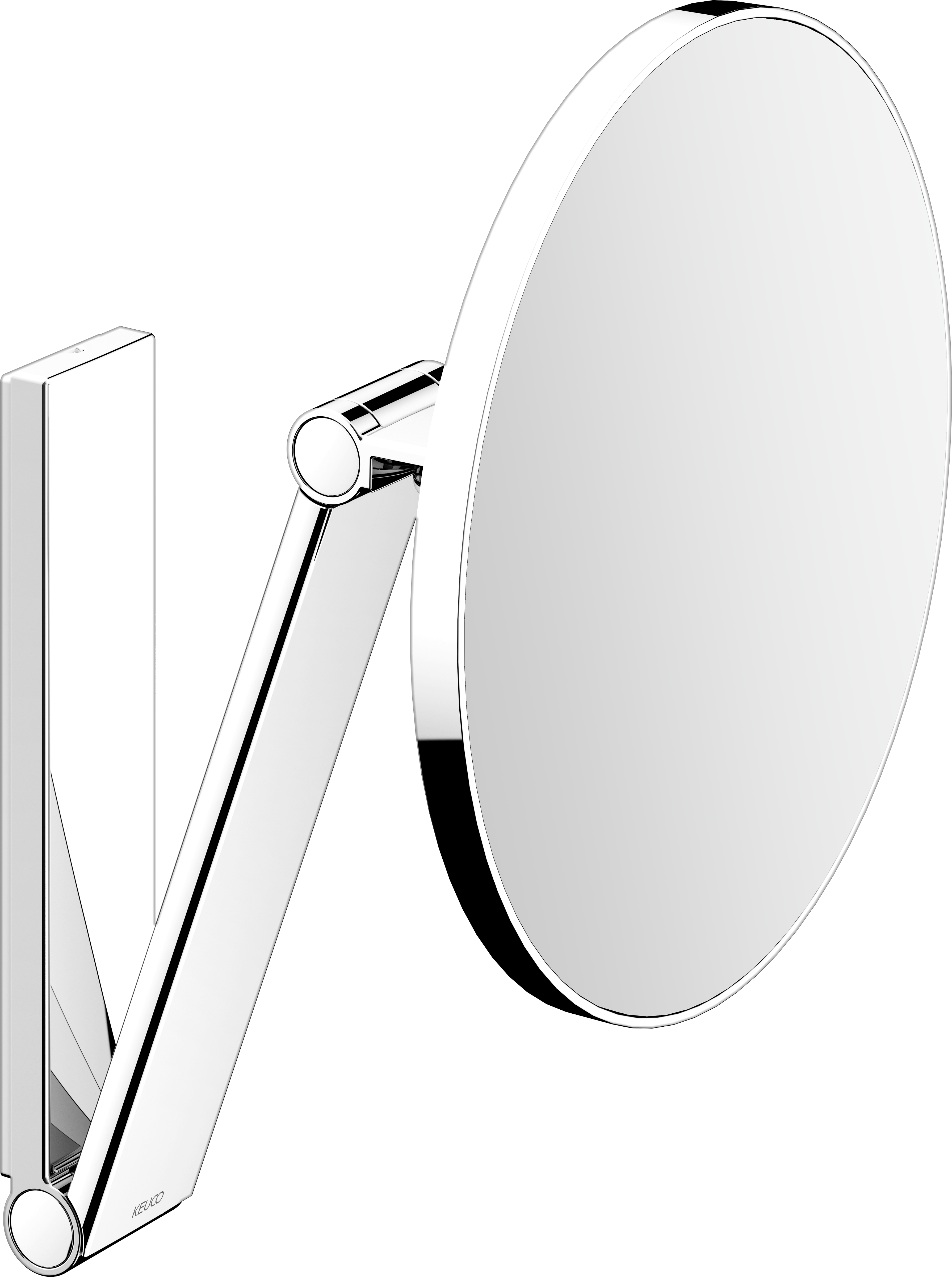 Keuco iLook_move Miroirs cosmétiques 17612070000 Ø 212 mm, Inox -finish